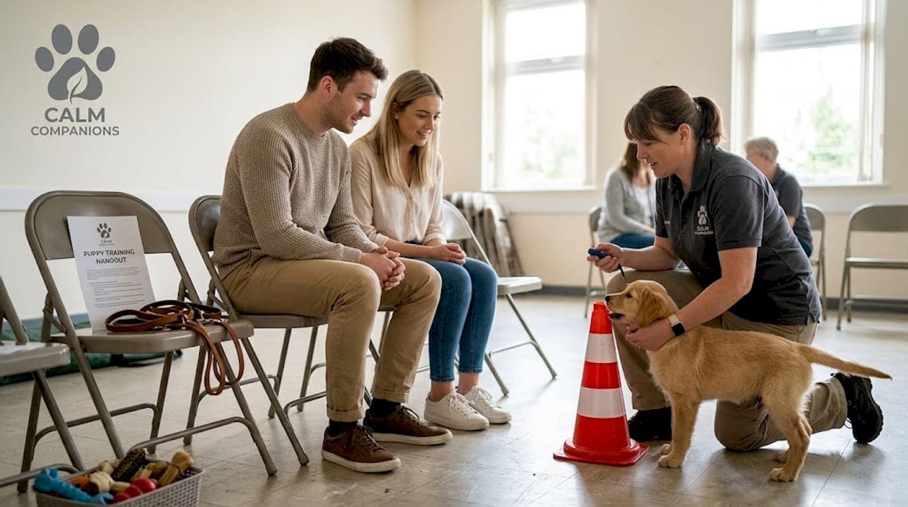 How puppy classes support new owners and calm behaviour